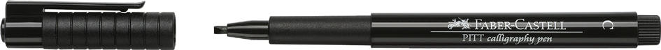 FABER-CASTELL Tuschestift PITT artist pen, schwarz von Faber-Castell