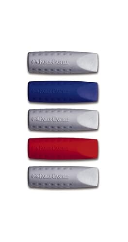 FABERCASTELL Radierer Grip 2001 Eraser Cap 2er 4005401870005 von Faber-Castell