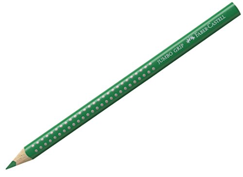 Faber-Castell 110963 - Buntstift Jumbo Grip, smaragdgrün von Faber-Castell