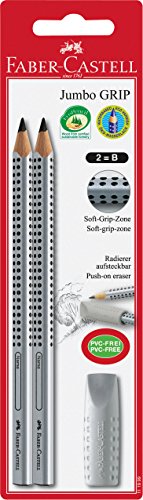 Faber-Castell 111999 "Jumbo Grip B Bleistift (2 Stück) von Faber-Castell
