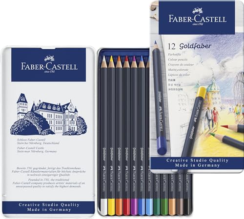 FABER-CASTELL 114712 - Farbstifte mit permanenter Ölkreidemine Goldfaber, 12er Set FABER-CASTELL 114712 - Farbstifte mit permanenter Ölkreidemine Goldfaber, 12er Set von Faber-Castell