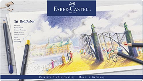 FABER-CASTELL 114736 - Farbstifte mit permanenter Ölkreidemine Goldfaber, 36er Set FABER-CASTELL 114736 - Farbstifte mit permanenter Ölkreidemine Goldfaber, 36er Set von Faber-Castell