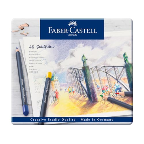 FABER-CASTELL 114748 - Farbstifte mit permanenter Ölkreidemine Goldfaber, 48er Set FABER-CASTELL 114748 - Farbstifte mit permanenter Ölkreidemine Goldfaber, 48er Set von Faber-Castell