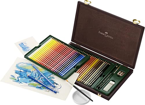 Faber-Castell 117506 - Aquarellstift Albrecht Dürer, 48er Holzkoffer von Faber-Castell