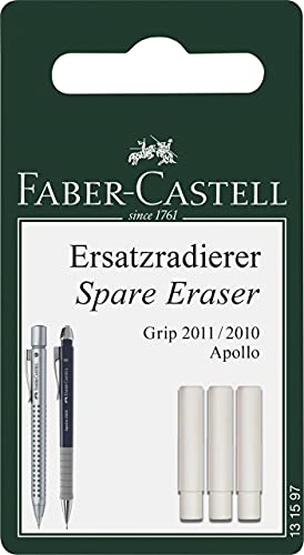 FABER-CASTELL 131597 - Ersatzradierer für Druckbleistift Grip 2011, 3 Stück FABER-CASTELL 131597 - Ersatzradierer für Druckbleistift Grip 2011, 3 Stück von FABER-CASTELL