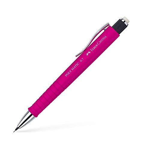 FABER-CASTELL 133328 - Druckbleistift Poly Matic, 0,7 mm, pink von FABER CASTELL