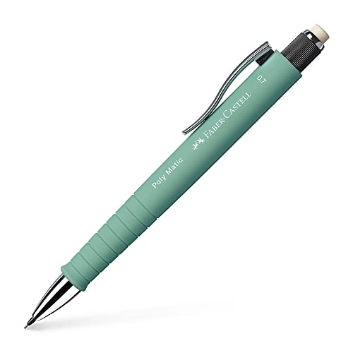 Faber-Castell 133365 - Druckbleistift Poly Matic 0.7 mm, mintgrün, 1 Stück von Faber-Castell