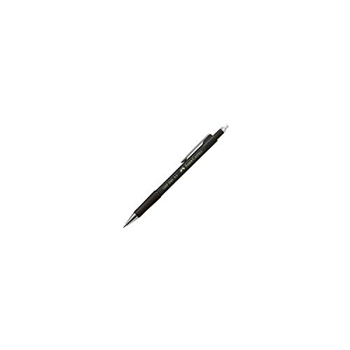 Faber-Castell 134599 - Druckbleistift GRIP 1345 black, Härtegrad B, Minenstärke 0.5 mm, mit integriertem Radiergummi, 1 Stück von Faber-Castell