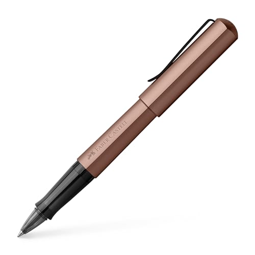 Faber-Castell 140585 - Tintenroller Hexo, bronze, 1 Stück von Faber-Castell