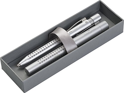 Faber-Castell 140981 - Geschenkset Grip 2011 Füller und Kugelschreiber Silber Faber-Castell 140981 - Geschenkset Grip 2011 Füller und Kugelschreiber Silber von Faber-Castell
