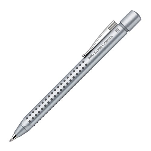 FABER-CASTELL 144111 - Kugelschreiber GRIP 2011, Mine M, Schaftfarbe silber, 1 Stück FABER-CASTELL 144111 - Kugelschreiber GRIP 2011, Mine M, Schaftfarbe silber, 1 Stück von FABER-CASTELL