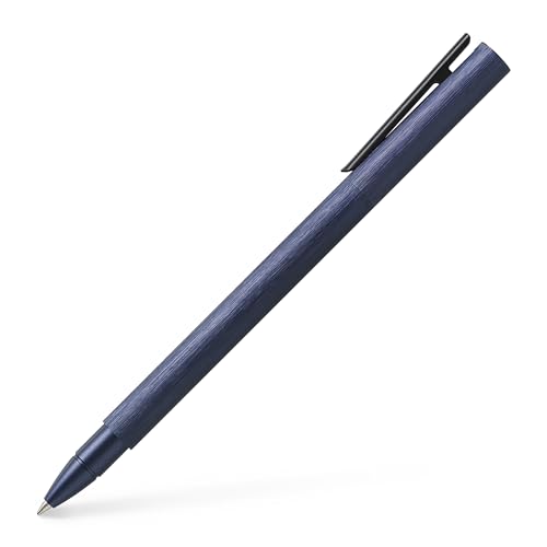 FABER-CASTELL 146166 - Tintenroller Neo Slim Aluminium, dunkelblau von FABER-CASTELL