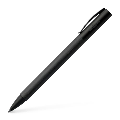 Faber-Castell 147155 - Drehkugelschreiber Ambition All Black, Minenstärke B, schwarz von Faber-Castell