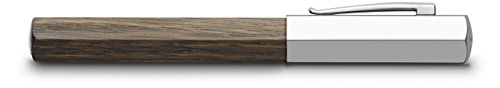 Faber-Castell 147581 Füllfederhalter Ondoro Räuchereiche, Feder F, braun von Faber-Castell A.W. Vertrieb
