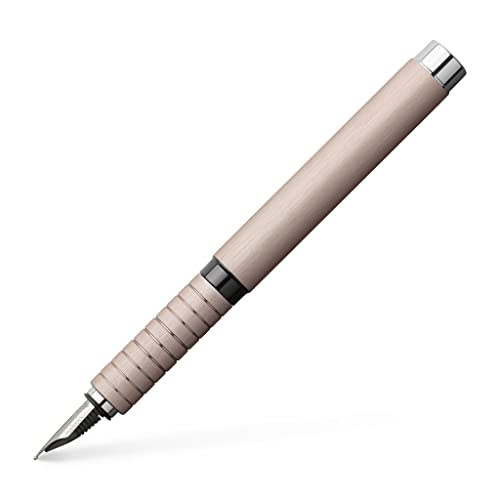 Faber-Castell 148423 - Füller Essentio, Feder B, Aluminium Rose von Faber-Castell