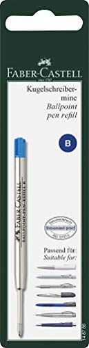 Faber-Castell 148786 - Kugelschreibermine, Mine B, blau von Faber-Castell