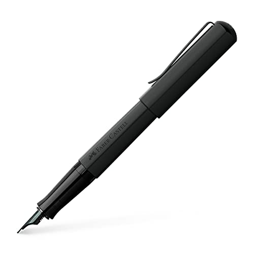 FABER-CASTELL 150573 - Füller Hexo, Federbreite B, schwarz matt, 1 Stück von FABER-CASTELL