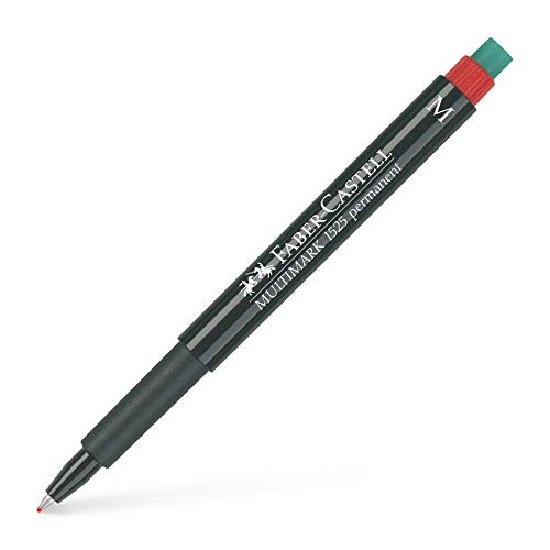 Faber-Castell 152521 - Marker Multimark M, permanent, rot von Faber-Castell