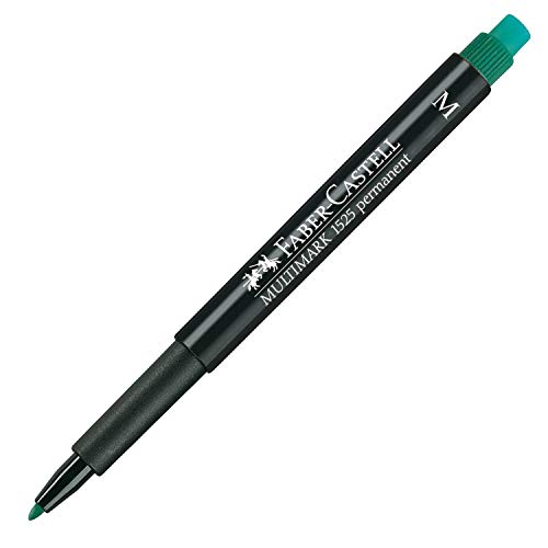 Faber-Castell 152563 - Marker Multimark M, permanent, grün von Faber-Castell