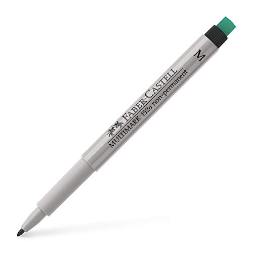 Faber-Castell 152699 - Marker Multimark M, non-permanent, schwarz, 1 Stück von Faber-Castell