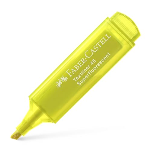 Faber-Castell 154607 - 1 Textmarker Textliner 1546, nachfüllbar, gelb von Faber-Castell