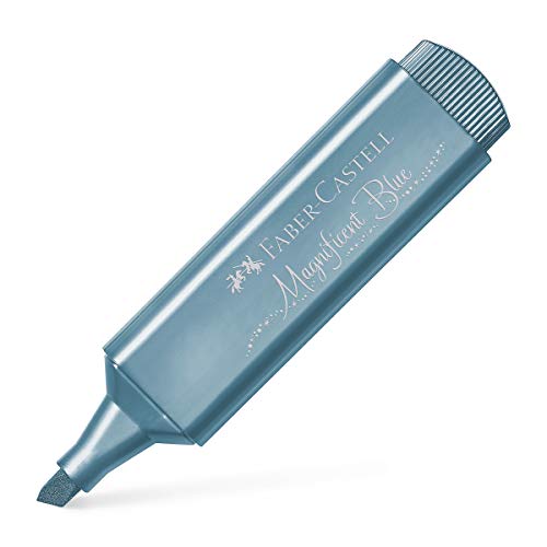 Faber-Castell 154647 - Textmarker TL 46, Metallic ice blue, 1 Stück von Faber-Castell