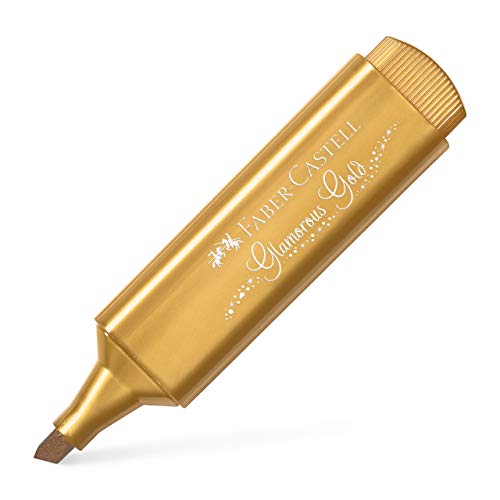 Faber-Castell 154650 - Marcador fluorescente TEXTLINER 1546 metallic. Color: oro von Faber-Castell