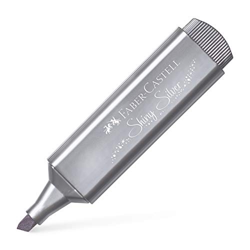 Faber-Castell 154661 - Marcador fluorescente TEXTLINER 1546 metallic. Color: plata von Faber-Castell