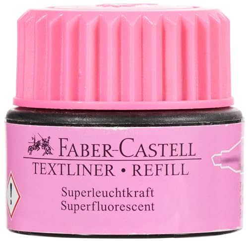 Faber-Castell 154928 - Textmarker Refill, pink, für Textliner 1543, 1546 und 1548 von Faber-Castell