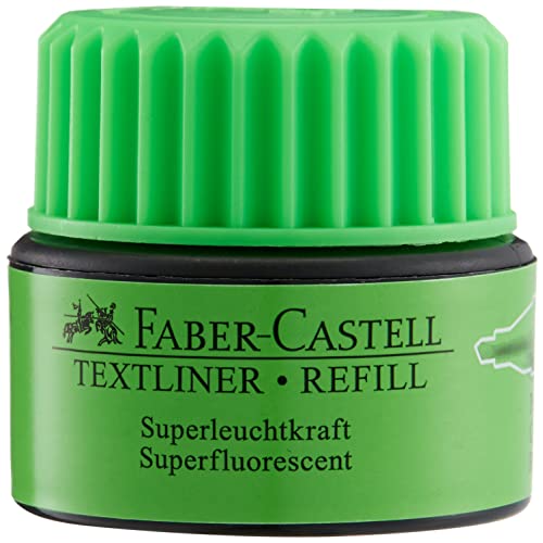 Faber-Castell 154963 - Textmarker Refill, grün, für Textliner 1543, 1546 und 1548 von Faber-Castell