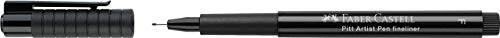 Faber-Castell 167299 - Tuschestift Pitt artist pen, Strichstärke F, Farbe 199, schwarz von Faber-Castell