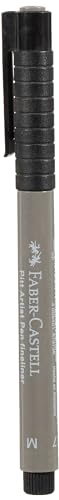 Faber-Castell 167373 - Tuschestift Pitt Artist Pen, Fineliner, Linienbreite M, 0.7 mm, Farbe 273, warmgrau IV, 1 Stück von Faber-Castell