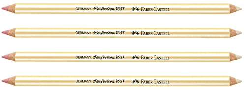Faber-Castell 185712 - Radierstift Perfection 7057, doppelseitig (4er Pack) von Faber-Castell