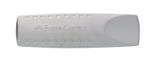 Faber-Castell 187010 - Radierer Jumbo Grip Eraser Cap, grau von Faber-Castell
