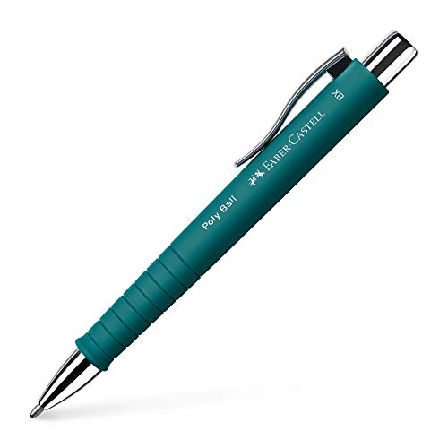 FABER-CASTELL 241167 - Kugelschreiber Poly Ball XB, emerald grün, 1 Stück, mit auswechselbarer Mine, dokumentenecht FABER-CASTELL 241167 - Kugelschreiber Poly Ball XB, emerald grün, 1 Stück, mit auswechselbarer Mine, dokumentenecht von Faber Castell