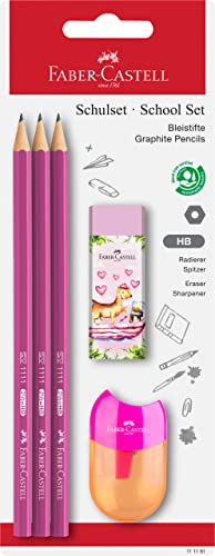 Faber-Castell 111181 - Schulset 5-teilig, mit Bleistiften HB, Anspitzer und Radiergummi Faber-Castell 111181 - Schulset 5-teilig, mit Bleistiften HB, Anspitzer und Radiergummi von Faber-Castell