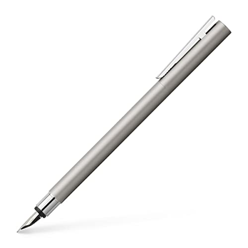 FABER-CASTELL 342101 - Füller Neo Slim Edelstahl, Federbreite F, silber matt FABER-CASTELL 342101 - Füller Neo Slim Edelstahl, Federbreite F, silber matt von FABER-CASTELL