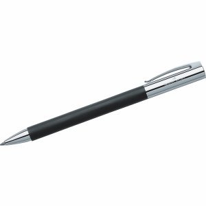 Faber-Castell Ambition Black 1 Stück (S) – Stift (Schwarz, Schwarz, Silber, Harz, stark, 1 Stück (S)) von Faber-Castell