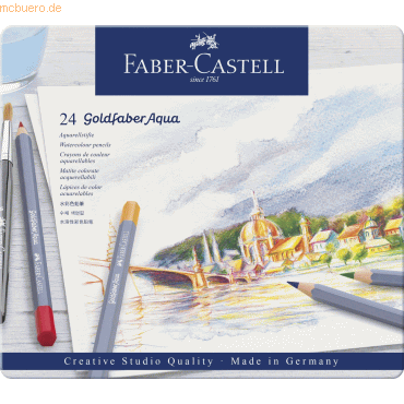 Faber Castell Aquarellstift Goldfaber sortiert im 24er Etui Faber Castell Aquarellstift Goldfaber sortiert im 24er Etui von Faber Castell