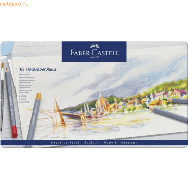 Faber Castell Aquarellstift Goldfaber sortiert im 36er Etui Faber Castell Aquarellstift Goldfaber sortiert im 36er Etui von Faber Castell