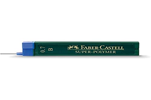 Faber Castell Aufbewahrungsboxen 12-teilig 12 Minen feine super-polymer B 0,7 mm von Faber-Castell