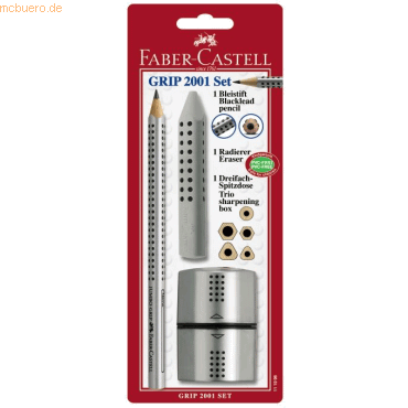 5 x Faber Castell Bleistift Jumbo Grip B inkl. Radierer und Spitzdose 5 x Faber Castell Bleistift Jumbo Grip B inkl. Radierer und Spitzdose von Faber Castell