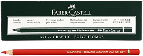 Faber-Castell Bleistift Polychromos Rot Helles Scharlachrot von Faber-Castell