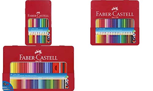 Faber-Castell Buntstift Colour GRIP - 36 Farben, Metalletui; Packungsinhalt: 36 Farben Faber-Castell Buntstift Colour GRIP - 36 Farben, Metalletui; Packungsinhalt: 36 Farben von Faber-Castell