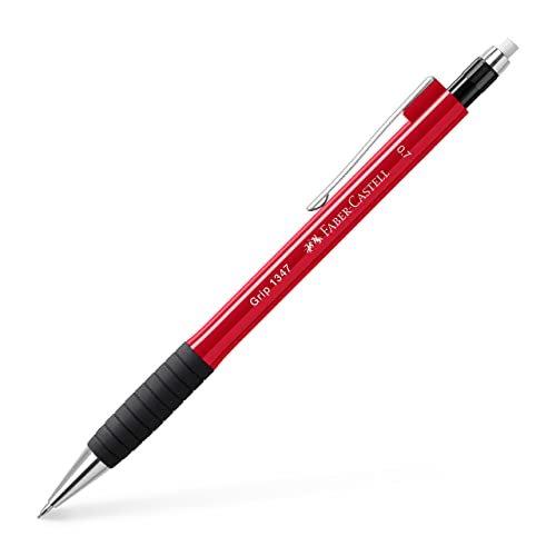 Faber-Castell Druckbleistiftgriff 1347, 0,7 mm, rot von Faber-Castell