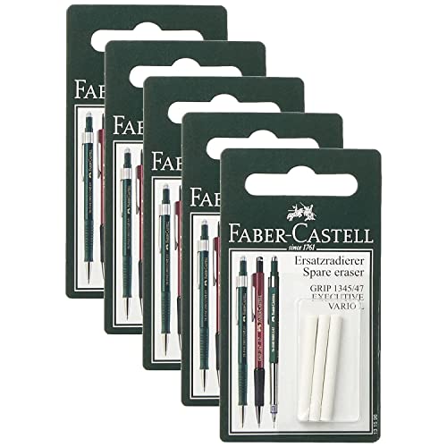 Faber-Castell Ersatz-Radiergummi, 3-teilig, Einheitsgröße Faber-Castell Ersatz-Radiergummi, 3-teilig, Einheitsgröße von Faber Castell