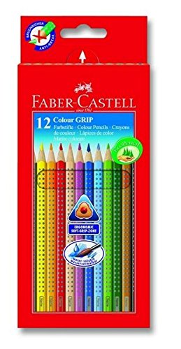 Faber Castell FC-112412 Kleurpotlood Faber-Castell GRIP Kartonnen Etui A 12 Stuks. von Faber-Castell