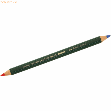 Faber Castell Farbstift Castell Color rot/blau doppelseitig angespitzt von Faber Castell