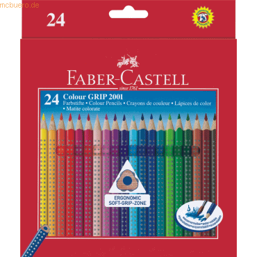 Faber Castell Farbstifte Colour Grip VE=24 Farben von Faber Castell