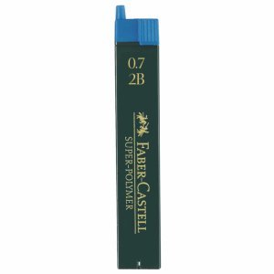 Faber Castell Feinminen Dose mit 12 Minen 0,7mm 2B von Faber Castell